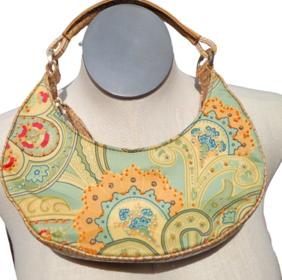 Mini Hobo bag with pastel design - Picture 2 of 3